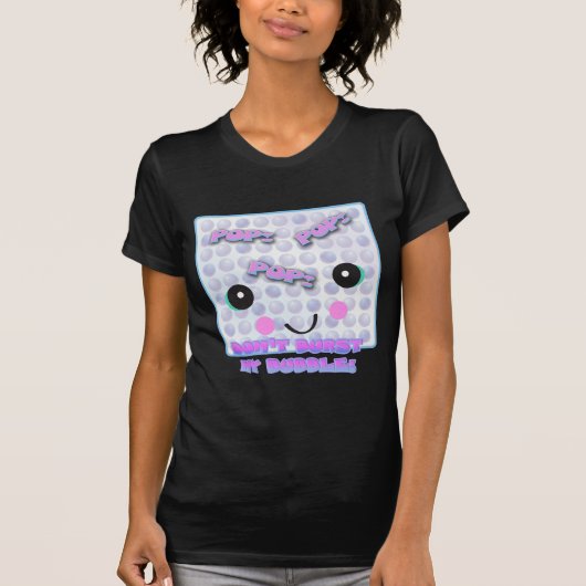 可愛いかわいいバブルラップ Tシャツ (正面)