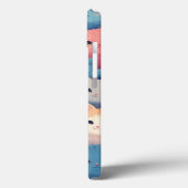 可愛いかわいいパステル猫パターンiPhoneケース Case-Mate iPhoneケース (裏面 / 左)