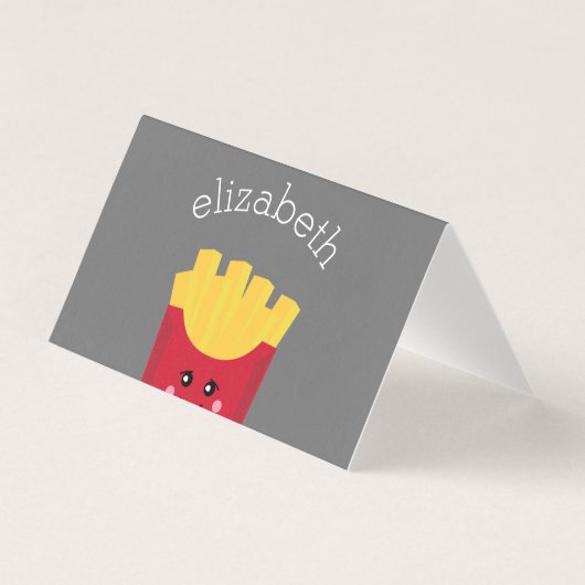 可愛いかわいいフランスのフリース名前をカスタムする (正面)