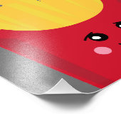 可愛いかわいいフランスのフリース名前をカスタムする フォトプリント            (角)