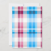 可愛いかわいいベビー-Q性女の子パーティーを明かす 招待状 (裏面)