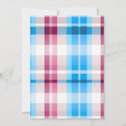 可愛いかわいいベビー-Q性女の子パーティーを明かす 招待状 (裏面)