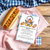 可愛いかわいいベビー-Q性女の子パーティーを明かす 招待状