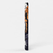 可愛いかわいい不気味ハロウィーンブラックキャット幽霊 Case-Mate iPhoneケース (裏面/右)