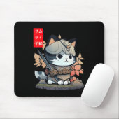 可愛いかわいい侍かわいいキャッ日本のトアン マウスパッド (マウス)