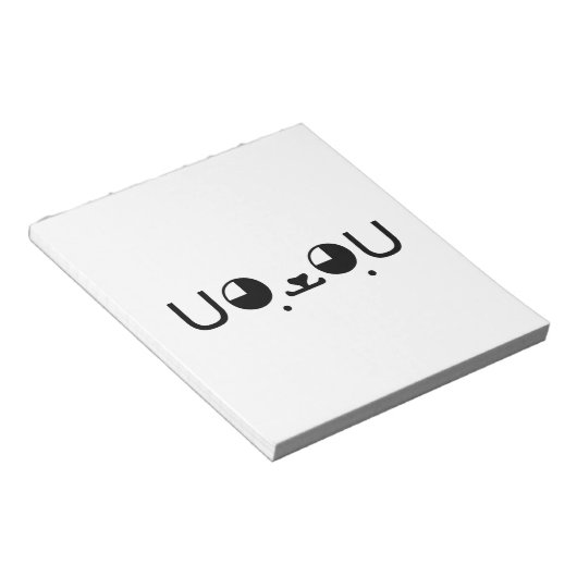 可愛いかわいい子犬日本の顔文字 ノートパッド (アングル)