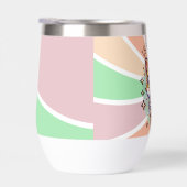 可愛いかわいい子猫とバブルティーパーソナライズされた (右面)