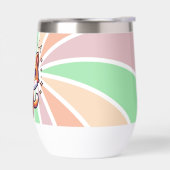 可愛いかわいい子猫とバブルティーパーソナライズされた (左面)