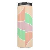 可愛いかわいい子猫とバブルティーパーソナライズされた タンブラー (裏面)