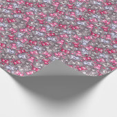 可愛いかわいい柄 ラッピングペーパー (角)