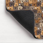 可愛いかわいい犬 マウスパッド (コーナー)