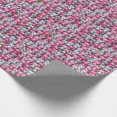 可愛いかわいい猫の柄2 ラッピングペーパー (角)