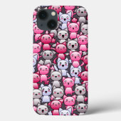 可愛いかわいい猫の柄2 Case-Mate iPhoneケース (裏面)