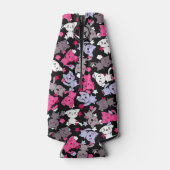 可愛いかわいい猫の柄3 ボトルクーラー (裏面)