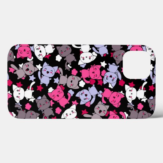 可愛いかわいい猫の柄3 Case-Mate iPhoneケース (裏面 (横))