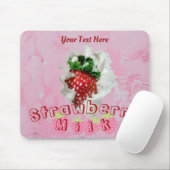 可愛いかわいい美的で甘い夏の食べ物をテーマ マウスパッド (マウス)