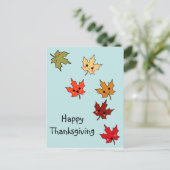 可愛いかわいい葉漫画 シーズンポストカード (スタンド正面)