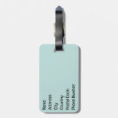 可愛いかわいい読猫の本 ラゲッジタグ (裏面縦)