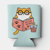 可愛いかわいい読猫の本 缶クーラー (裏面)