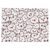 可愛いかわいい雲 ラージペーパーバッグ (裏面)