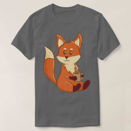 可愛いかわいいAnimeFo飲むコーヒー美学ジャパン Tシャツ (デザイン正面)