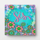 可愛いかわいらしおもしろい フォトプラーク (正面)