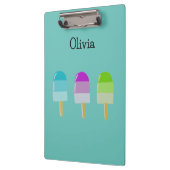 可愛いかわいらしクリップボードとPopsicle 3デザイン クリップボード (左)