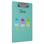 可愛いかわいらしクリップボードとPopsicle 3デザイン クリップボード (右)