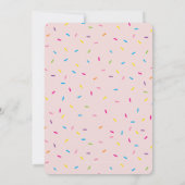 可愛いかわいらし甘いお菓子ビュッフェトゥイーン 招待状 (裏面)