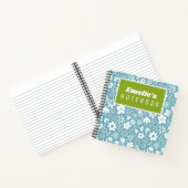 可愛いかわいらし花と虫の女の子 ノートブック (内部)