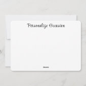 可愛いかわいらし花フローラ盛り合わせブーケ花瓶 シーズンカード (裏面)