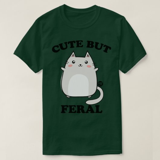 可愛いがフェラル Tシャツ (デザイン正面)