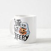 可愛いが不気味だ コーヒーマグカップ (正面左)