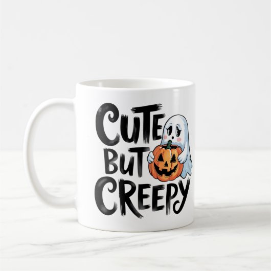 可愛いが不気味だ コーヒーマグカップ (左)