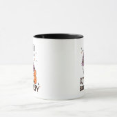 可愛いが不気味な幽霊とカボチャのハロウィーン マグカップ (中央)