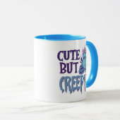 可愛いが不気味な幽霊ジャック – O'ランタンハロウィーン マグカップ (正面右)