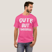 可愛いが危険なキックボクシング Tシャツ (正面フル)