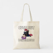 可愛いが危険な柔術実一角娘440 トートバッグ (裏面)