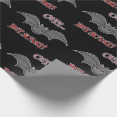 可愛いが怖いこうもり ラッピングペーパー (角)