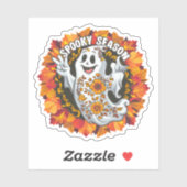 可愛いが怖い漫画幽霊 シール (シート)