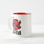 可愛いが悪い ツートーンマグカップ (正面左)