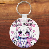 可愛いが死んだ内部の審美的キーチェーン – かわいいG キーホルダー (裏面)