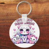 可愛いが死んだ内部の審美的キーチェーン – かわいいG キーホルダー (正面)