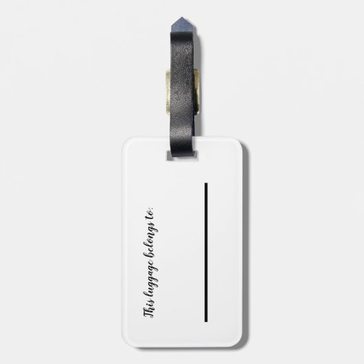 可愛いが獰猛だ ラゲッジタグ (裏面縦)