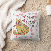 可愛いが皮肉な子猫 クッション (ブランケット)