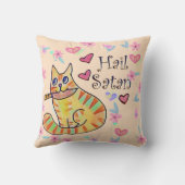 可愛いが皮肉な子猫 クッション (裏面)