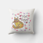 可愛いが皮肉な子猫 クッション (裏面)