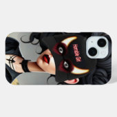 可愛いけど怖い女の子 Case-Mate iPhoneケース (裏面 (横))