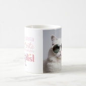 可愛いけない猫フォトクリスマス コーヒーマグカップ (中央)