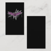 可愛いこうもりラバーコブハロウィーン 名刺 (正面/裏面)